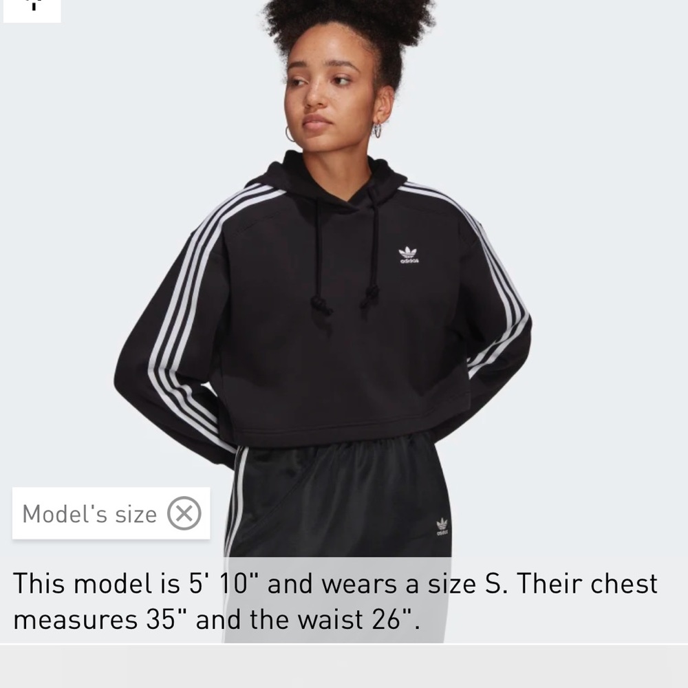 Adidas | crop sweatshirt / S